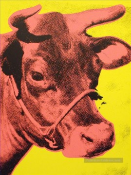 Vaca 2 Andy Warhol Pinturas al óleo